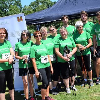 Team Asklepios Lindenlohe beim 14. Schwandorfer Charity Stadtlauf.