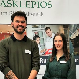Anja Raab und Michael Gritsch auf der Berufsbildungsmesse