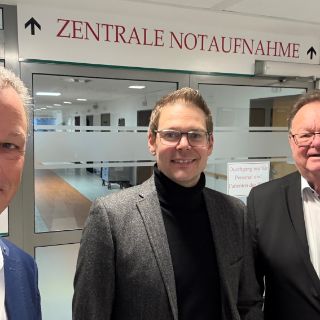 alf Nehmzow, Asklepios Region Harz,  CDU-Bürgermeisterkandidat, Gerrit Lober und  Unternehmer Jürgen Nitsche