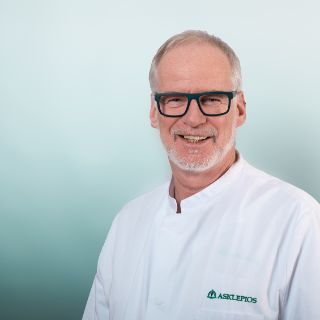 Das Bild zeigt ein Porträt von Christian Heinrich Marx, Chefarzt der Chirurgie.