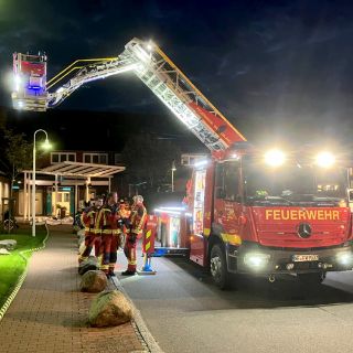 Feuerwehr-Einsatz an der Nordseeklinik